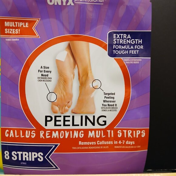 Foot Care Bundle Great Gift Idea Callus Remover Strips Epsom Salt Foot Mask - Picture 3 of 15